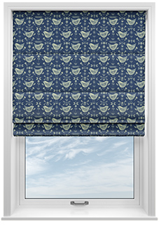 Narvik, Blue - Roman Blind
